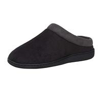 Hanes Men's Slipper, Black, Small UK