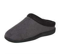Hanes Men's Slipper, Grey, Small UK