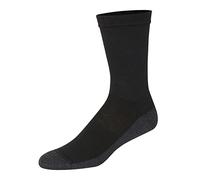 Hanes Men's Socks, X-Temp Cushioned Crew Socks, 12-Pack, Black - 12 Pack, 10