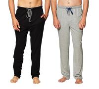 Hanes Men's Sleep Set, Black/Active Grey, XXL
