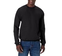 Hanes mens Sweatshirt, Heavyweight Fleece Sweatshirt, Crewneck Pullover for Men, Black, XL