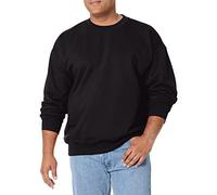 Hanes mens Sweatshirt, Heavyweight Fleece Sweatshirt, Crewneck Pullover for Men, Black, XL