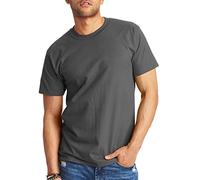 Hanes Men's Beefy-t T-Shirt, Heavyweight Cotton Tee, 1 Or 2 Pack, Big & Tall, Smoke Gray-1 Pack, XXL