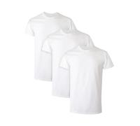 Hanes Men's Tagless Cotton Crew Undershirt - Multiple Packs and Colors, 3 Pack - White, XXL