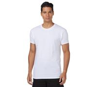 Hanes Men's Tagless Cotton Crew Undershirts 3-Pack - White Large