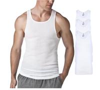Hanes Men's Tall Man A-Shirt - White - 4X-Large/Tall - Pack of 3