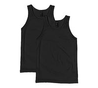 Hanes Men's Tank Top/Cami Shirt, Black, Black, 3XL