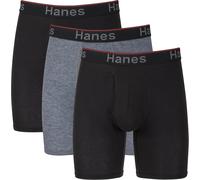 Hanes Men's Total Support Pouch Men's Boxer Brief Underwear, Anti-chafing, Mois