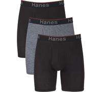 Hanes Men's Total Support Pouch Men's Boxer Brief Underwear, Anti-chafing, Mois