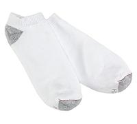 Hanes Men's Ultimate 6-Pack Ultra Cushion FreshIQ Odor Control with Wicking Ankle Socks, White, Shoe Size: 6-12 (Pack of 6)