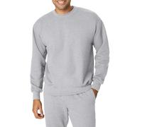 Hanes Men's Ultimate Cotton Heavyweight Crewneck Sweatshirt, Light Steel, XXL