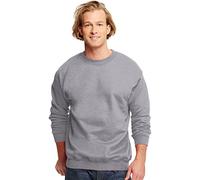 Hanes Men's Ultimate Cotton Sweatshirt, Oxford Grey, L