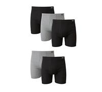 Hanes Men's Underwear Boxer Briefs Pack, Cotton ComfortSoft Boxer Brief for Men, Moisture-Wicking Breathable, Multipack, 5 Pack - Assorted, M