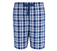 Hanes Men's Woven Cotton Pyjama Sleep Shorts, 2XL, Blue