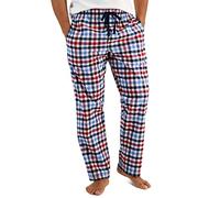 Hanes Men's Woven Pajama Pant, Red/Blue Plaid, 2X-Large