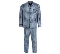 Hanes Men's Woven Plain-Weave Pajama Set, Grey, Large