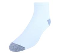Hanes Men's X-Temp Lightweight Ankle Casual Sock, White, One Size (Pack of 12)
