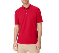 Hanes Men's X-Temp Performance Polo, Cotton Blend Sport Shirt Odor Control T, Deep Red, XXL