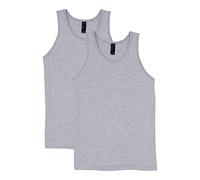 Hanes Men's Tank Top/Cami Shirt, Black, Light Steel, M