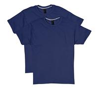 Hanes mensO4200S/S X-Temp Tee Short Sleeve Shirt - Blue - Medium