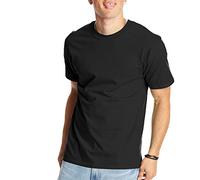Hanes mensO5180Short Sleeve Beefy-t Short Sleeve T-Shirt - Black - Large