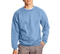 Hanes mensOF260Ultimate Cotton Sweatshirt Long Sleeve Sweatshirt - Blue - XXX-L