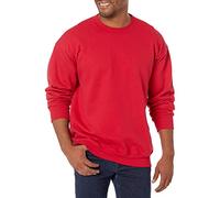 Hanes mensOF260Ultimate Cotton Sweatshirt Long Sleeve Sweatshirt - Red - XXX-L