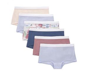 Hanes Originals Girls 6 Pack Hipster Cotton Stretch Underwear for Boys