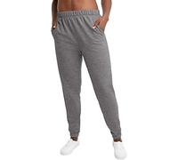 Hanes Originals Women's French Terry Joggers with Pockets, Black 50r Pe Heather, Large