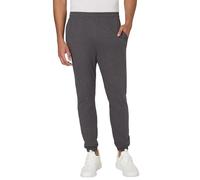 Hanes Pants, Knit Cotton Jersey Joggers for Men with Pockets, Adjustable Drawcord, Charcoal Heather, Small