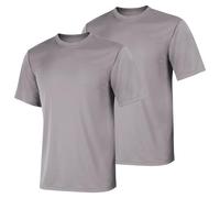 Hanes Sport Men's T-Shirt Pack, Cool DRI Moisture-Wicking Performance T-Shirt, Performance Tee, 2-Pack, Graphite, Large