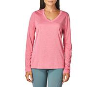 Hanes Sport Women's Cool DRI Performance Long Sleeve V-Neck Tee - Pink - Medium