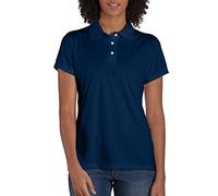 Hanes Sport Women's Cool DRI Performance Polo,Navy,Medium