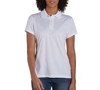 Hanes Sport Women's Cool DRI Performance Polo,White,Large