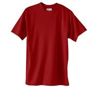 Hanes TAGLESS Men`s T-Shirt - Best-Seller, 5250, XL, Deep Red