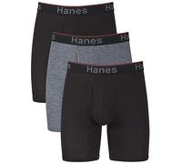 Hanes Men's Hanes Men's Comfort Flex Fit Long Leg Total Support Pouch Briefs, 3-pack Boxer Briefs, Assorted, XL UK