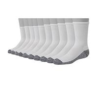 Hanes Ultimate Boys Crew Socks 10 Pack, White, L