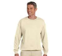 Hanes Ultimate Cotton Adult Crewneck Sweatshirt, F260, XL, Natural
