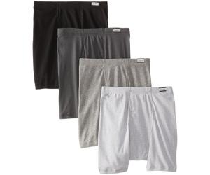 Hanes Ultimate Men's 4-Pack FreshIQ Boxer with ComfortFlex Waistband Brief