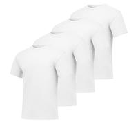 Hanes Ultimate Men's 6-Pack Classics Crew Neck T-Shirt Value Pack - White - Medium