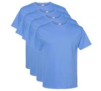 Hanes Ultimate Men's 8-Pack Crew T-Shirt, Carolina Blue, XXXXL