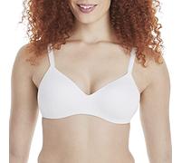 Hanes Ultimate Wireless Bra, Low-Cut T-Shirt Bra, Convertible Wireless Bra, Convertible Wireless T-Shirt Bra, White, 36D
