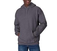 Hanes unisex-adult mensOF170Ultimate Cotton Pullover Hood Long Sleeve Hooded Sweatshirt - Charcoal - XL