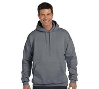 Hanes Unisex-Adult mensOF170Ultimate Cotton Pullover Hood Long Sleeve Hooded Sweatshirt - Gray - S