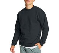 Hanes Unisex-Adult mensOP160Ecosmart Fleece Sweatshirt Long Sleeve Sweatshirt - Black - S