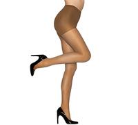 Hanes Women's Alive Control Top Reinforced Toe Sheer Pantyhose, 30 den, Barely There, E