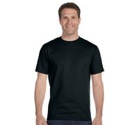 Hanes Men's Beefy-T Crewneck Short-Sleeve T-Shirt, Black - 4X Tall