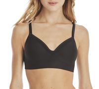 Hanes Women's Comfort Evolution Lace Wirefree Bra, Black, M