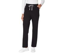 Hanes Women's, Comfort Fit Healthcare Pants, Moisture-Wicking Medical Scrubs, New Ebony, XS