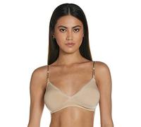 Hanes Women's Comfy Support Wire Free Bra, Nude Heather, XXL